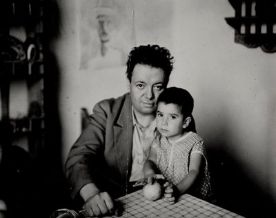 Diego Rivera and His Daughter Guadalupe Rivera Marín by Unknown